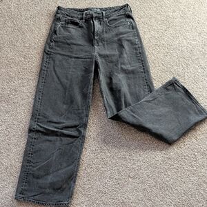 Old Navy Sky-Hi Wide Leg Black Jeans